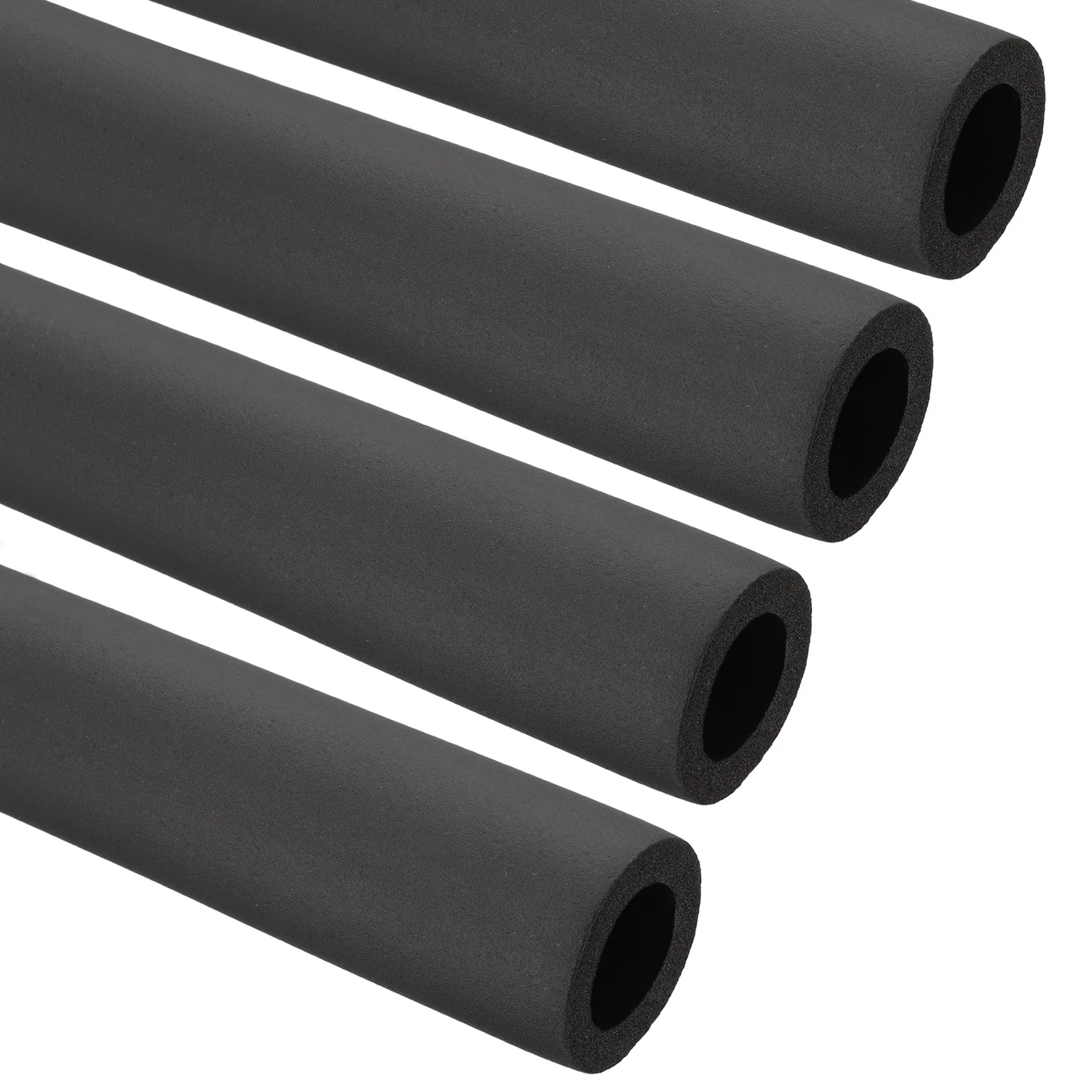 Uxcell 4Pcs 1.8Meters Pipe Insulation Foam Tube Pipe Cover Wrap Roll Bar Padding Tubing for Handle Grip Outdoor Air Conditioner