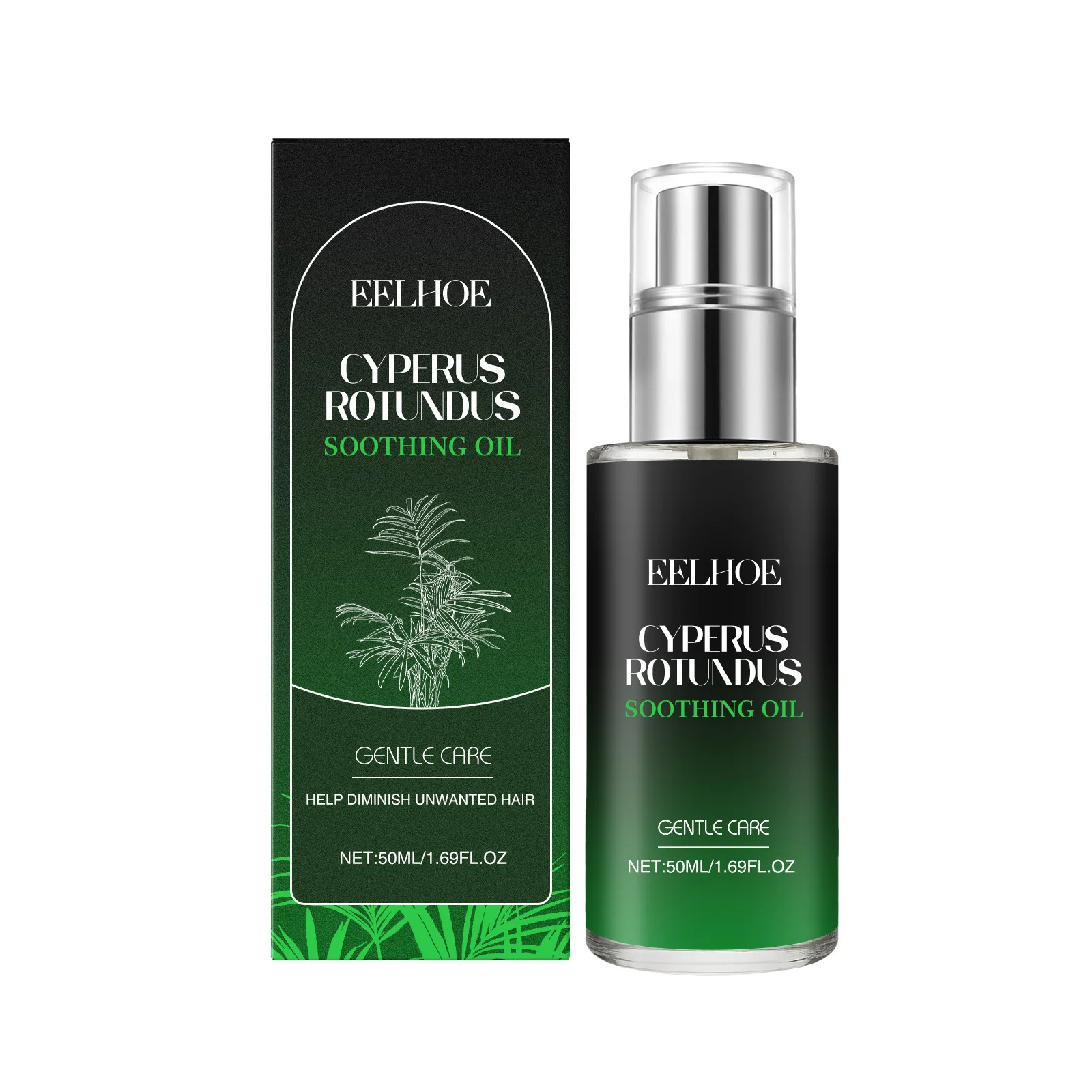 EELHOE Cyperus Rotundus Oil for After Shave Skin Softener Prevent Ingrown Hairs Redness Removal Deep Soothing Calming Oil 50ml