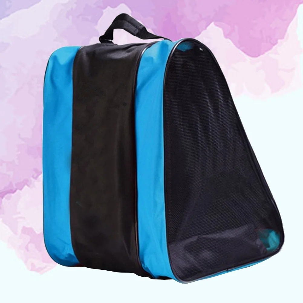 

Сумка для роликовых коньков, водонепроницаемый нейлоновый рюкзак с 3 карманами, регулируемый ремень для хранения обуви для катания на коньках, рюкзак унисекс для мужчин и женщин