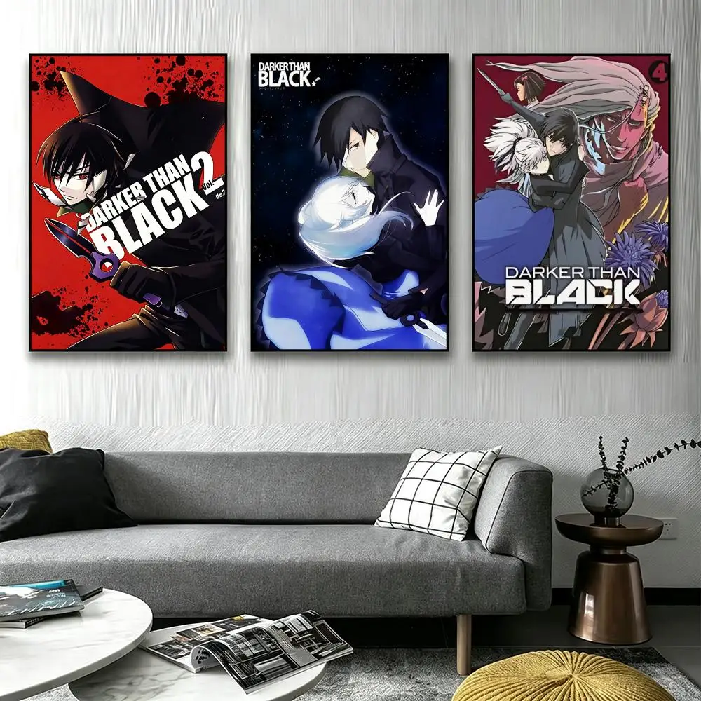 Anime Darker than Black Poster Poster HD printing Sophisticated Style Wall Art Home Decor For Bedroom Living Room Creative Gift