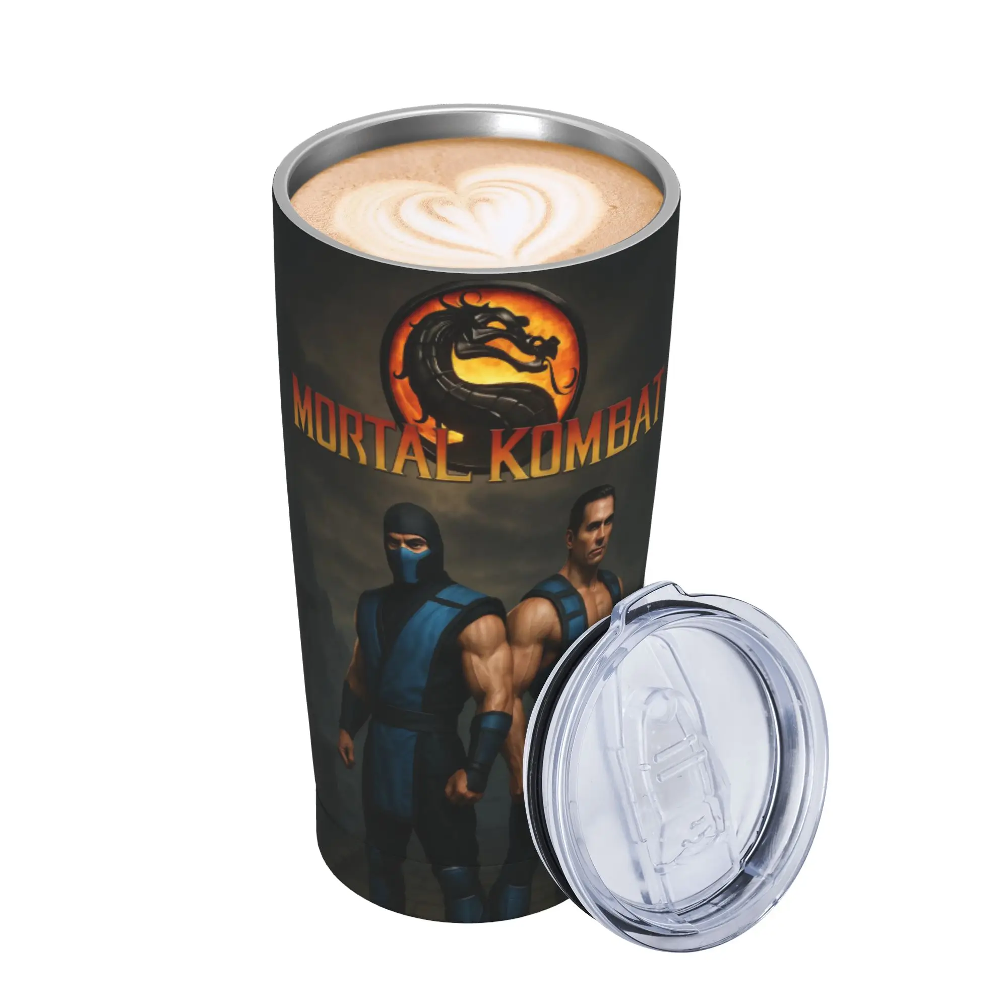 Mortal Kombat II Moive 2026 Tumbler Vacuum Insulated  Coffee Cups Stainless Steel Smoothie Tea Mugs Spill Proof 20oz