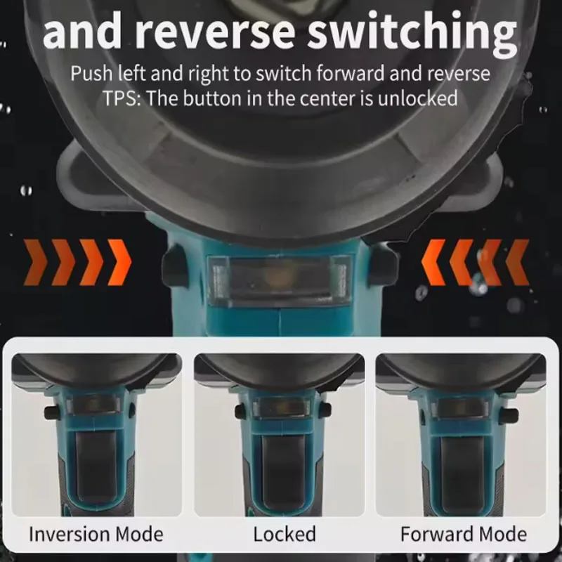 Makita DTW700 18V Brushless Electric Wrench Cordless Drill Screwdriver - High Torque Power Tools for Industrial Use