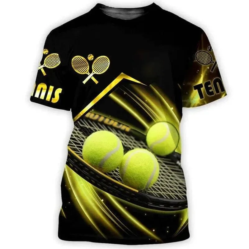 

1 Piece Custom Your Picture 3D Outdoor Tennis Printed T-Shirt Men'S Sports Quick Drying T-Shirt Children'S Fashion Street Clothi