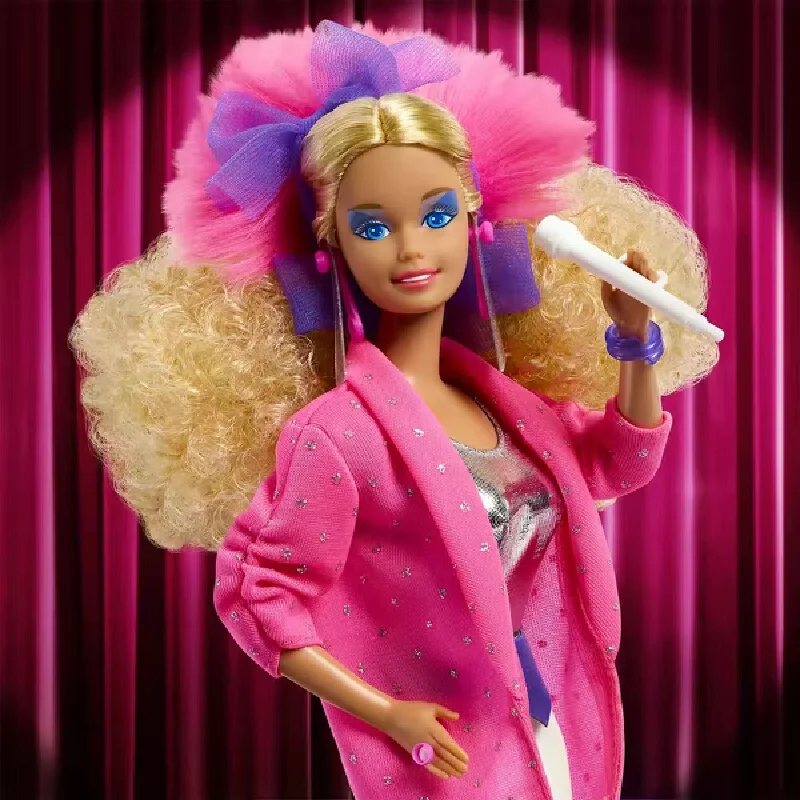 

Barbie Doll Adult Collectible 40th Anniversary Rockers Replica Series 2026 New Release Rock Star With Microphone For Collectors
