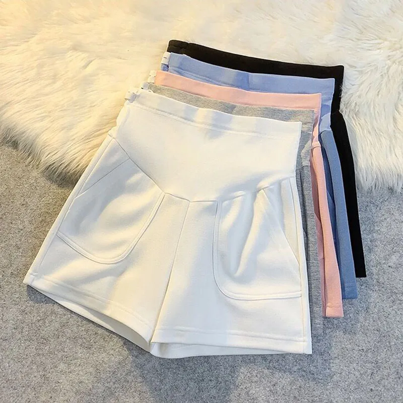 Maternity Short Pants Casual Shorts Women\'s Summer Clothes Women Summer Fashion Thin Five-pants Loose Sports Mid-pants Pregnant