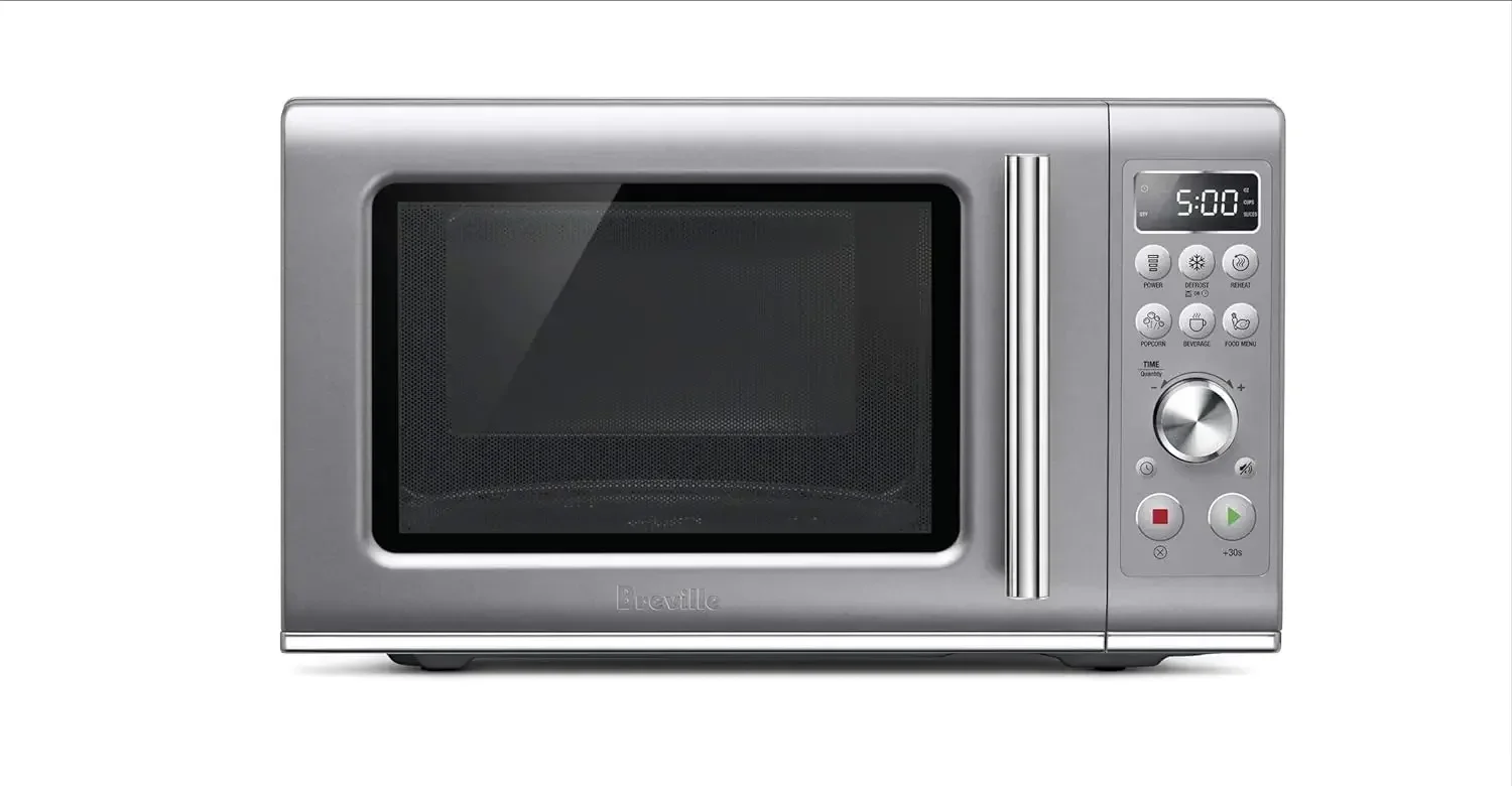 فرن ميكروويف مموج مدمج على مقربة من المنضدة ، فضي و Cuisinart ، لوازم المطبخ ، BMO650SIL ، فئة المعادن