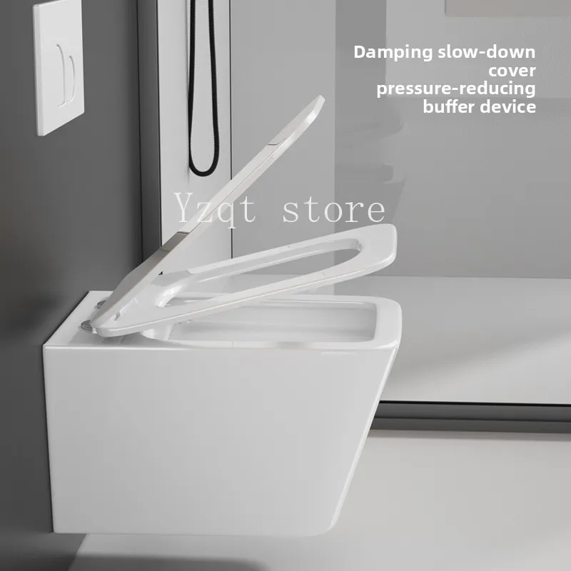 Wall-mounted toilet matte glaze  hedge type hidden water tank ordinary  CE certified Chaozhou toilet
