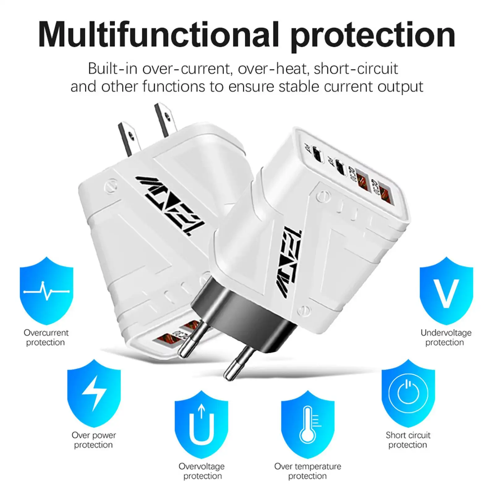 120W 2A Eu Plug Fas…