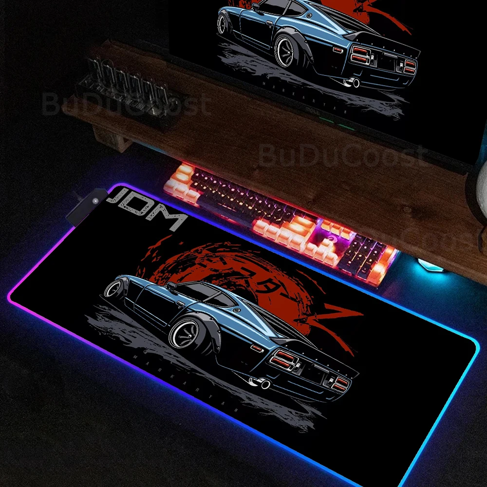 Best Sellers JDM PC Table mat High definition printing XXL Larges size mouse pad PC RGB backlight computer accessories mouse pad