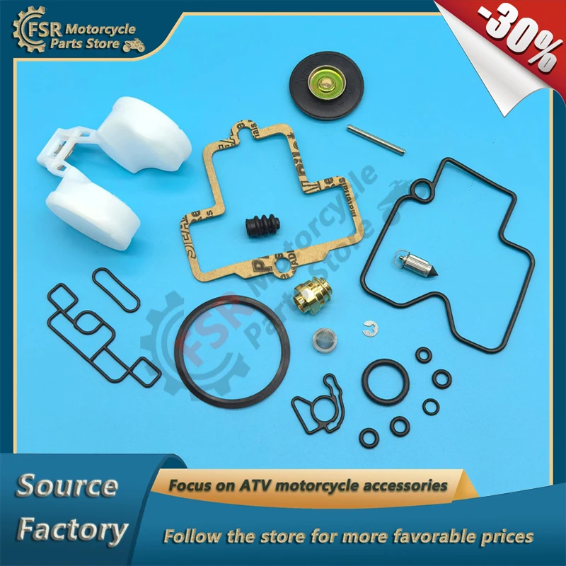 

Carburetor Reconstruction Repair Kit,Fits Keihin FCR 28 32 33 35 37 39 41 mm Slant Body & CRF450/650 FS450 KLX450 YZ450F Model
