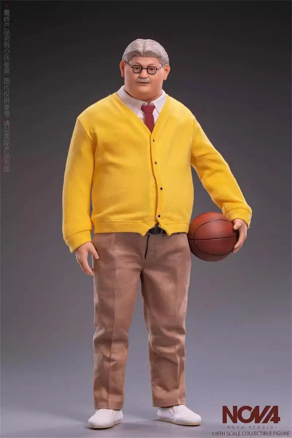 1/6 NOVA Studio Toys Model Basketball Player Coach An Xi Fatter Man Full Set Moveable Action Figure Gift For Fans Collect