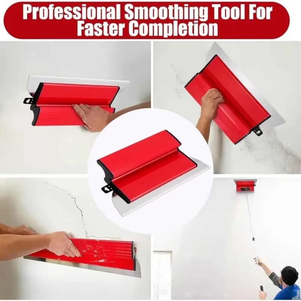 25/40 CENTIMETRI Spatola Levigante per Cartongesso Acciaio Inox Pittura Finitura Scrematura Livellamento Raschietto Stucco Raschiatura Strumento Strumento di Costruzione