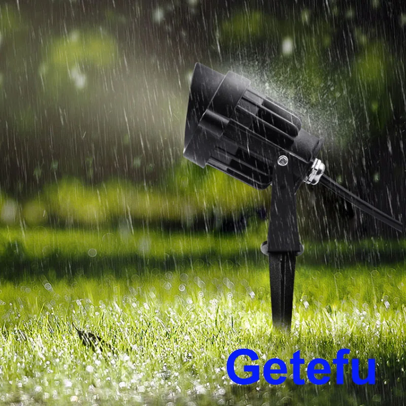 Gartenleuchten für den Außenbereich, LED-Rasenlampe, 220 V, 110 V, 12 V, 7 W, 10 W, Landschafts-Spike-Glühbirne, wasserdicht, IP65, Weg, Garten, Hof, Strahler, 24 V – Detail 1