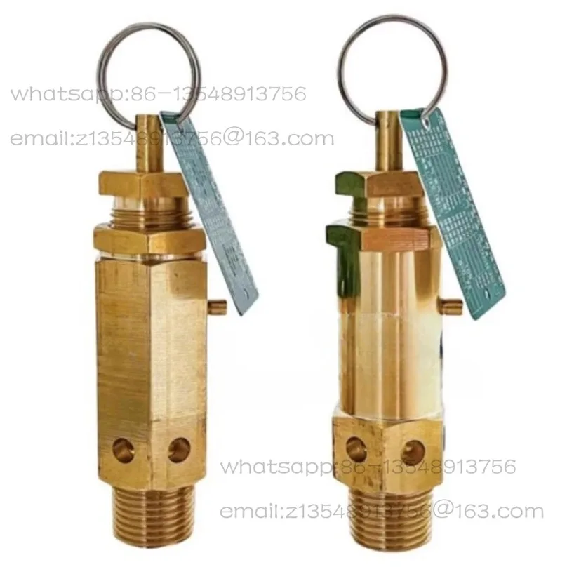 Safety valve A28X-25T/40T/64T all-copper spring type medium and high pressure screw machine air compressor pressure relief valve