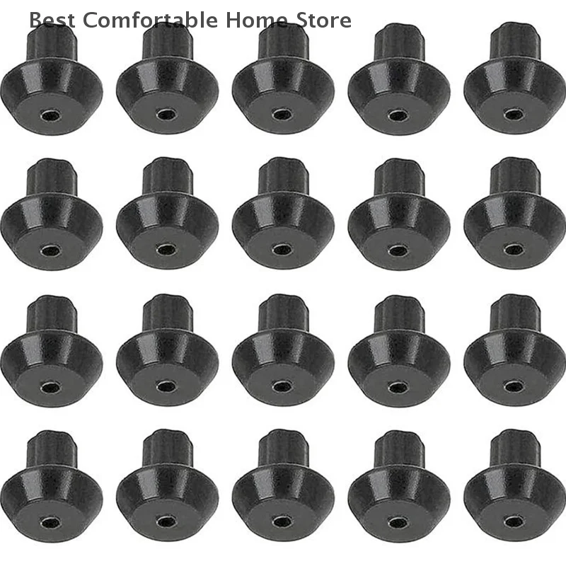 16PCS Gas Range Burner Grate Foot Compatible Stove Gas Stove Burner Foot Rubber Feet for Kitchen Gas Stove Replacement Parts