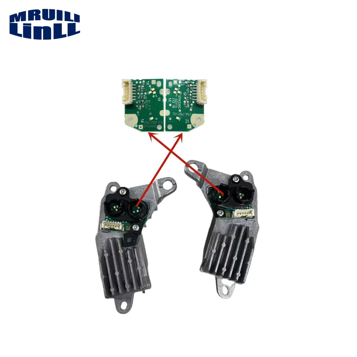 

NEW Headlight DRL Daytime Running Light Module LED Module 196-757-01 196-757-02 For VW Touareg 2016 2017 2018 2019