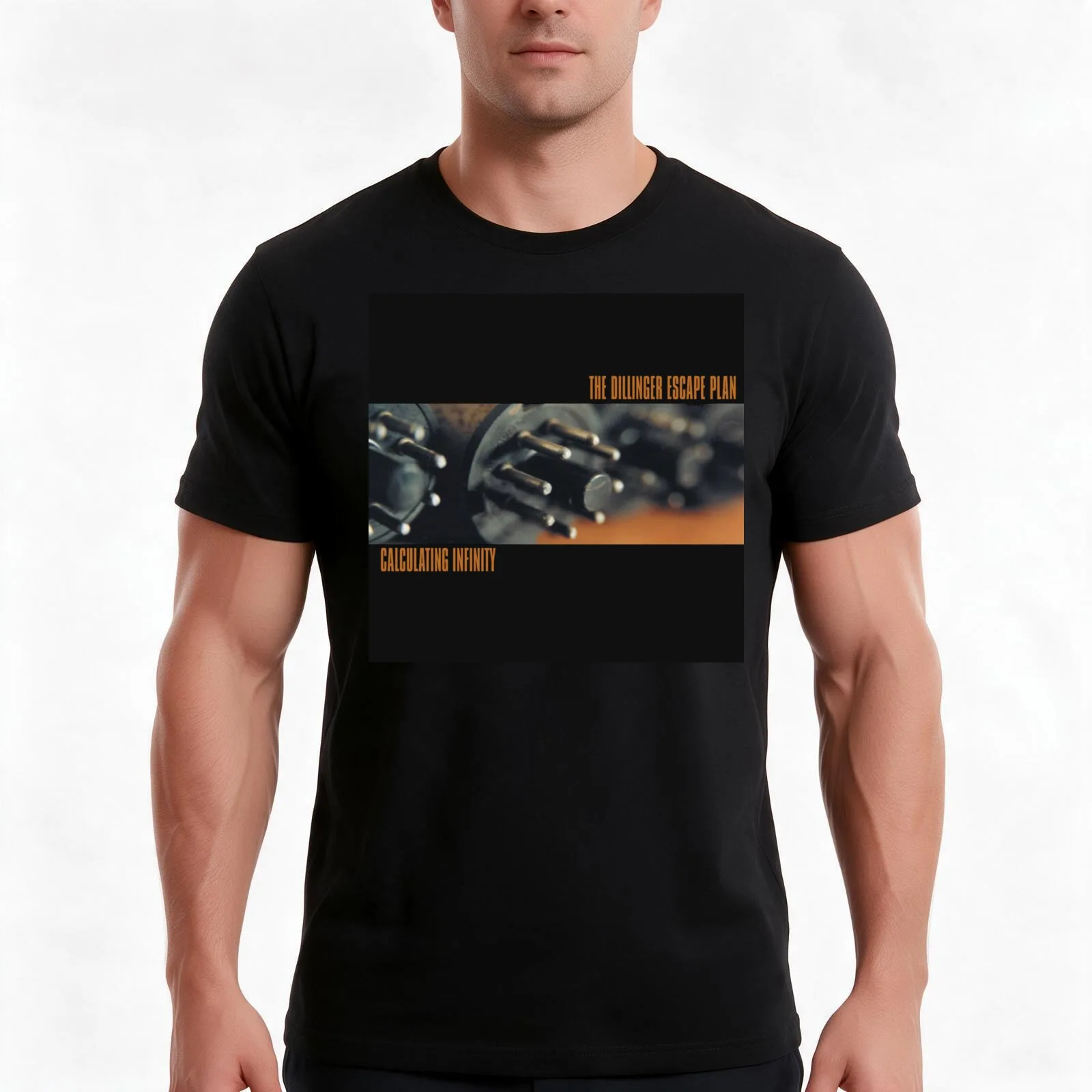 The Dillinger Escape Plan Art T-Shirt, Summer Casual Cotton Tee, Oversized Streetwear Tops, Vintage Graphic Print, 100% Cotton