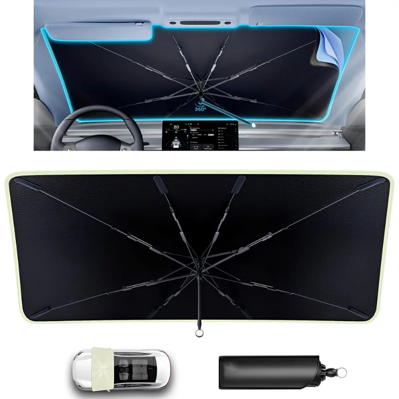 2026 car parasol, front sunshade, sun protection and heat insulation, special for front windshield visor cover in the car