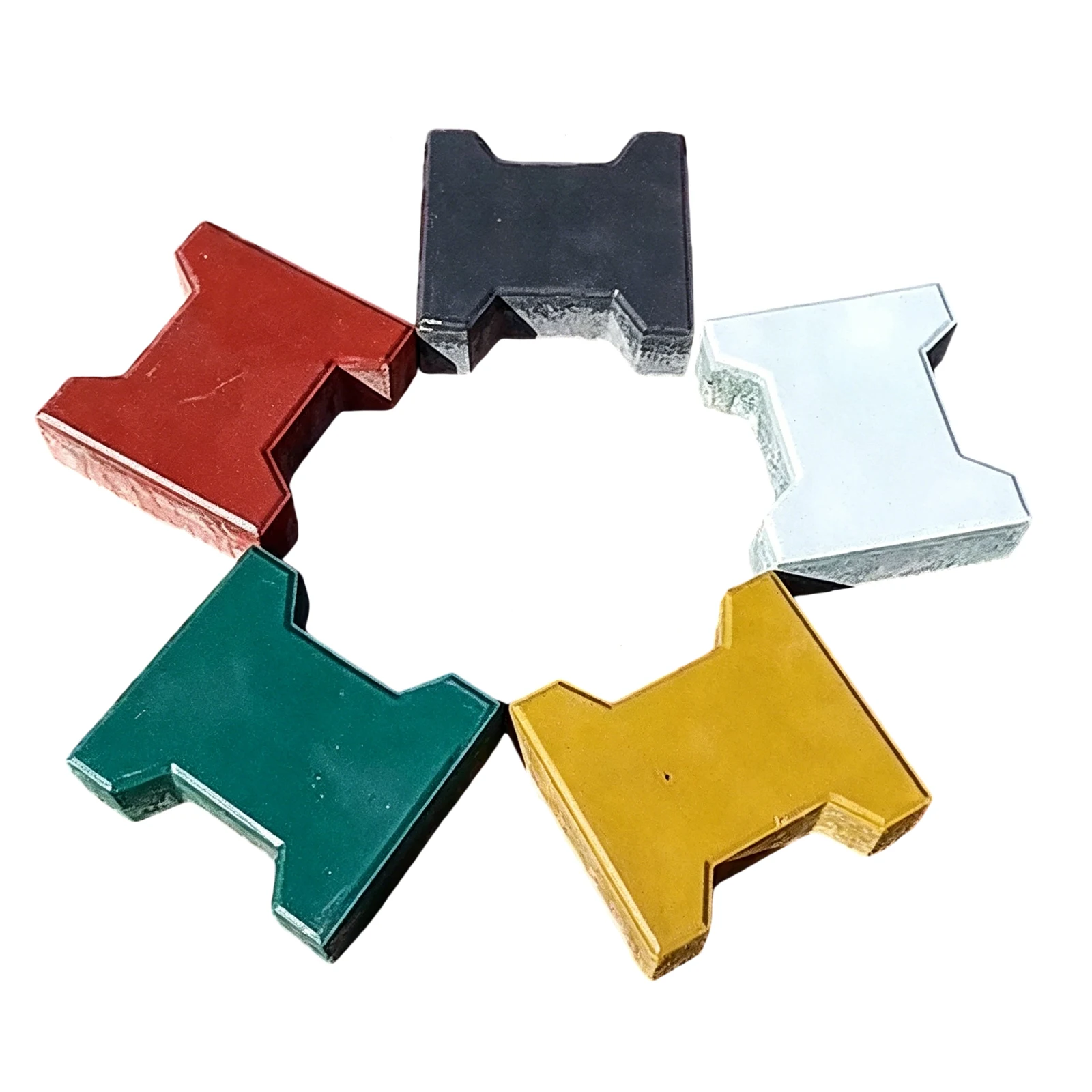 DIY Brick Maker Moulds 7.48x6.22inch Plastic Moldings Stepping Stone Mould for Outdoor Park Street Landscaping Projects