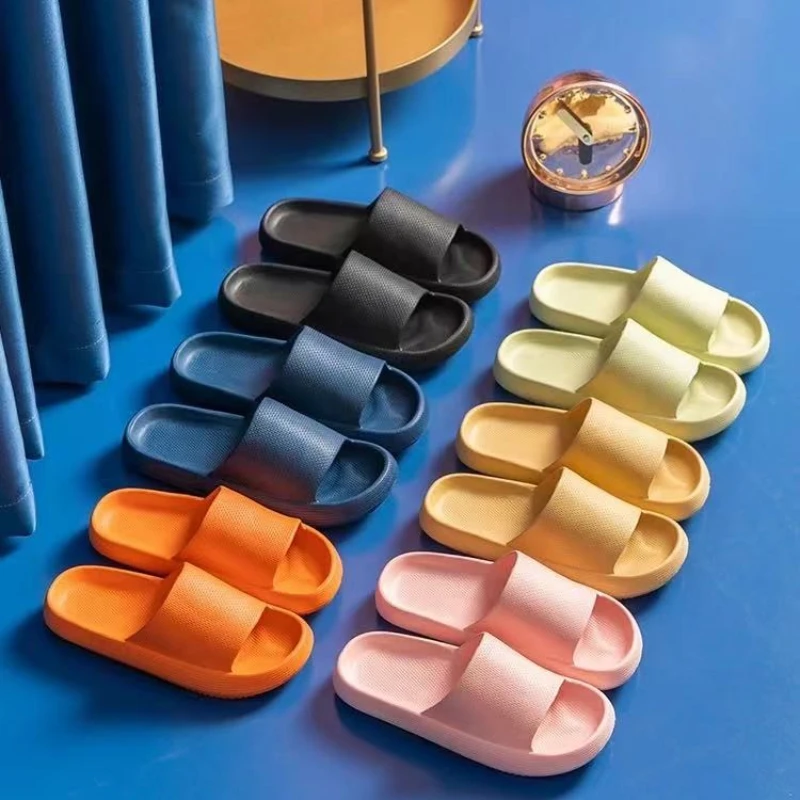 Summer Men's and Women's Shoes  Home Bathroom Shower  Anti Slip Thick Sole  Indoor and Outdoor Wear  Couple's Home Slippers