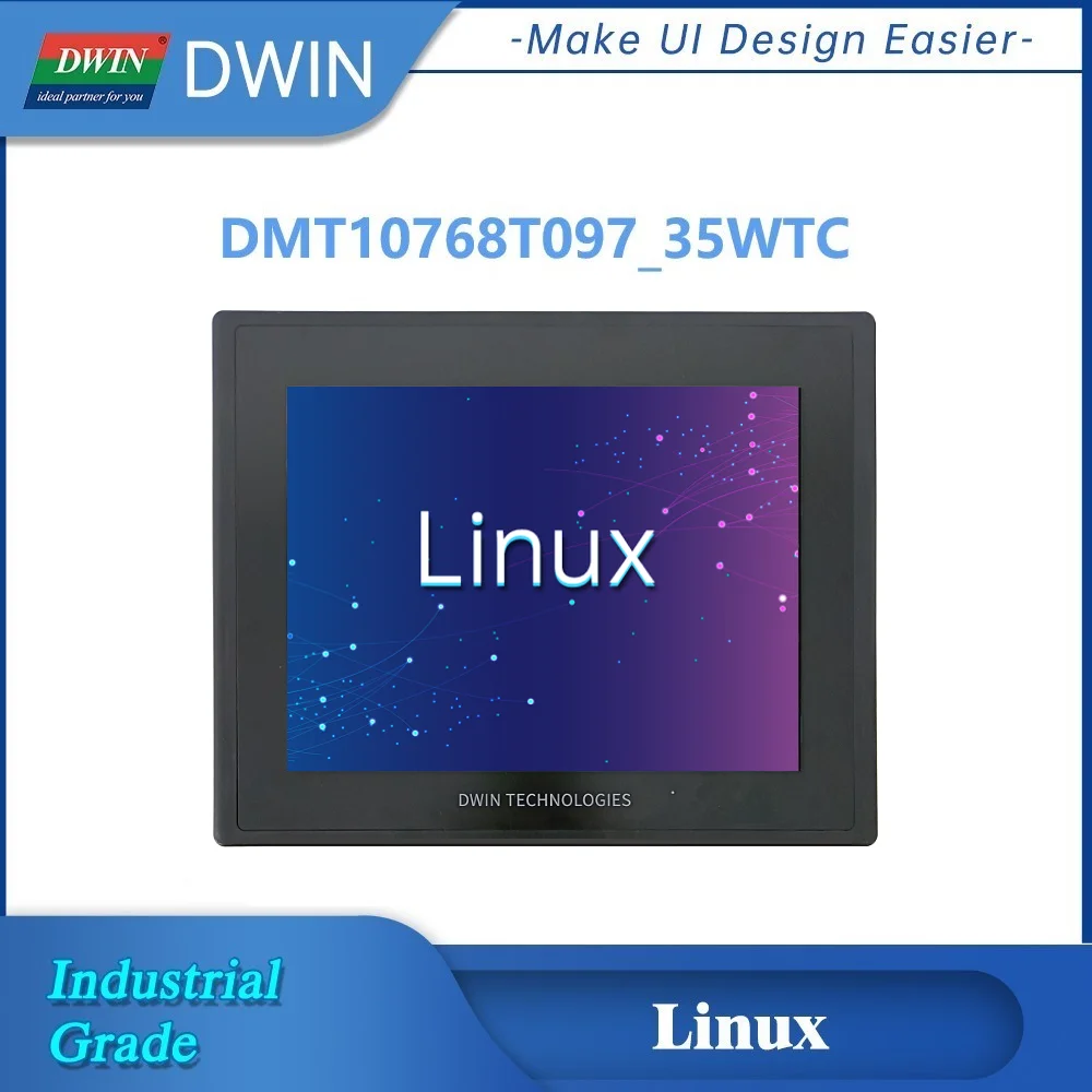 

DWIN Original A40i Linux3.10 Industrial Grade 9.7'' Inch 1024*768 Pixel Capacitive Touch Screen Embedded System LCD Display