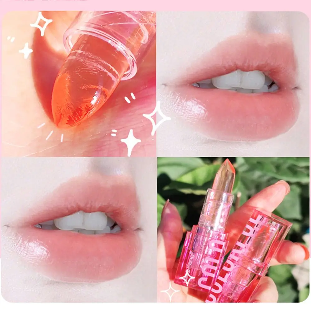 Portátil Nutritivo Lip Care, Lip Plumper Hidratante, Bálsamo Transparente, Cristal Lip Gloss, Jelly Stick, Hidratante