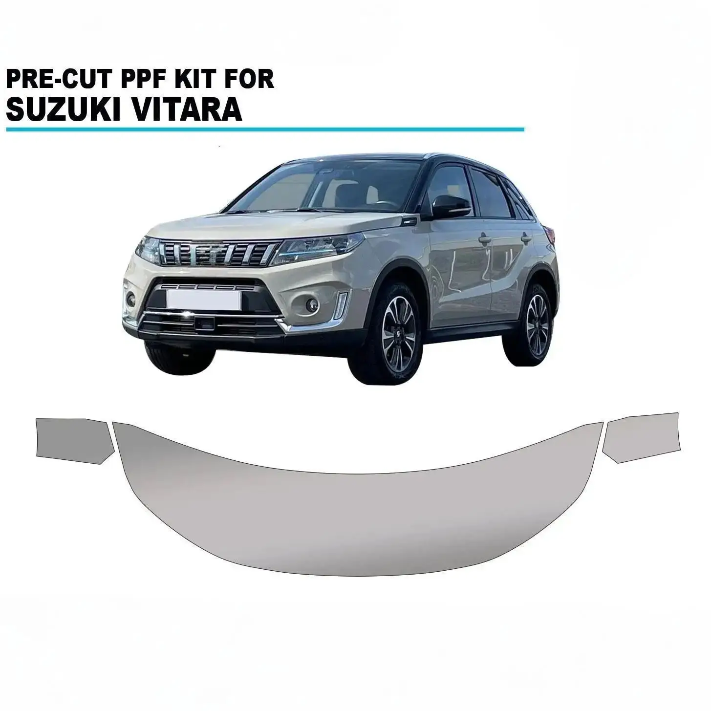 

Защитная пленка из ТПУ 8,5 мил для Suzuki Vitara 2019 года и новее, предварительно вырезанный комплект PPF, прозрачная защита кузова автомобиля, устойчивая к царапинам