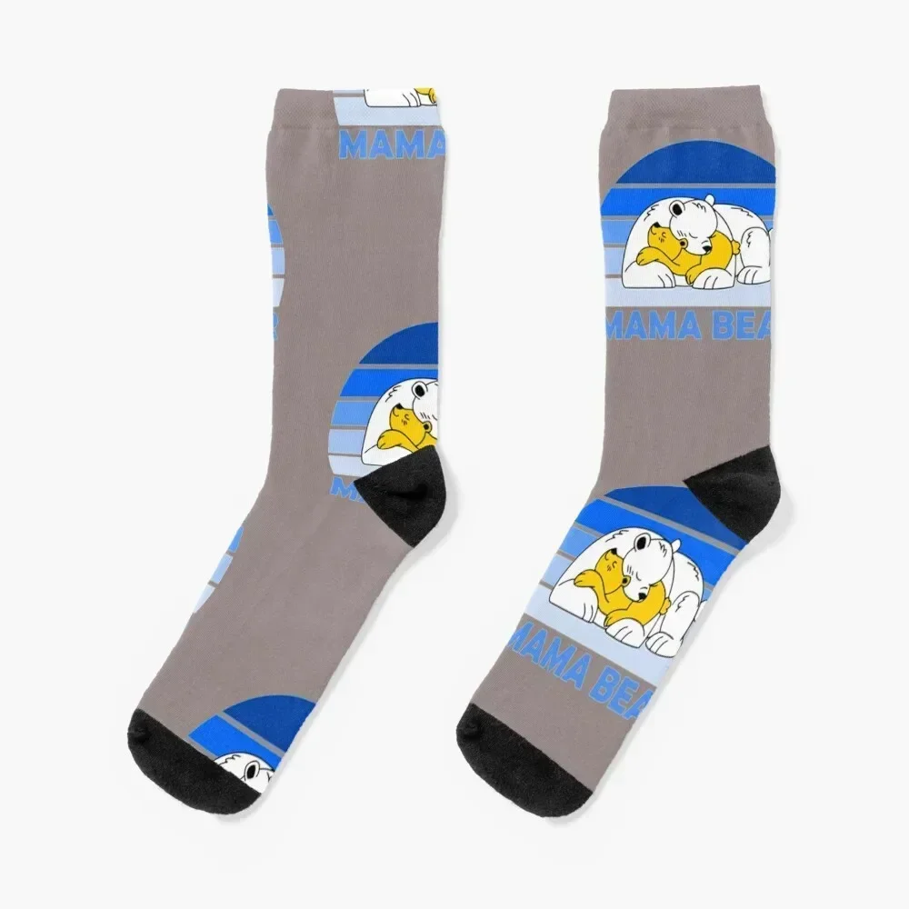 

Mama Bear and her son by Sleep Socks Heating sock compression men cotton high quality designer Luxury Woman Socks Men's