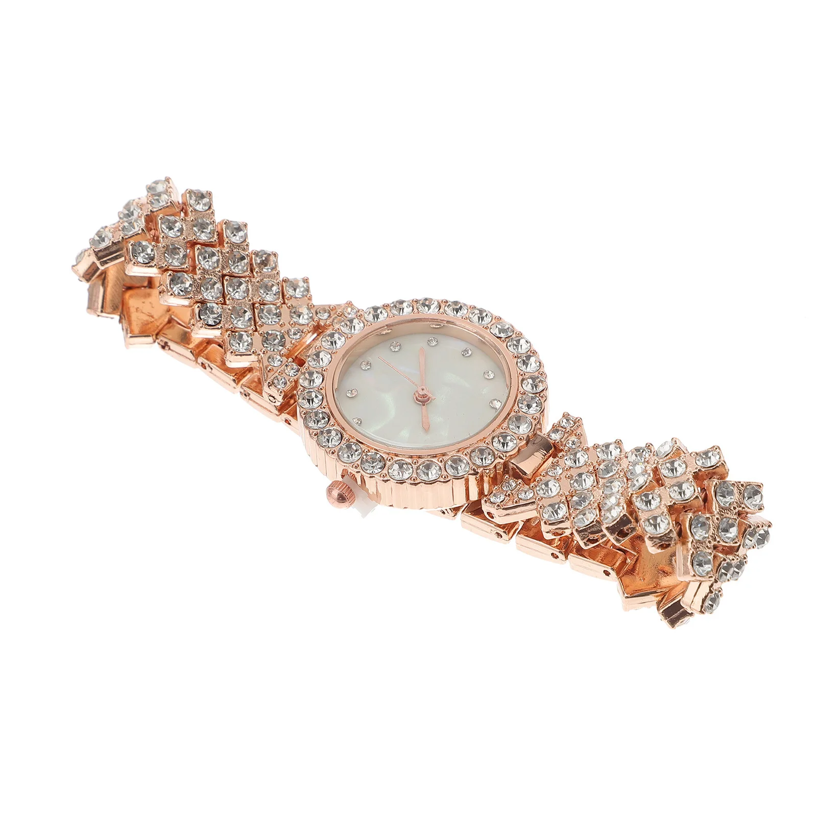 

Delicate Women Watch with Sparkling Rhinestone Bracelet Premium Alloy Waterproof Design Comfortable Fit for Daily Wear Party