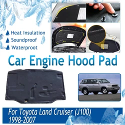 For Toyota Land Cruiser Amazon J100 100 Lexus LX 470 1998-2007 Car Front Engine Hood Pad Sound Insulation Cover Auto Accessories