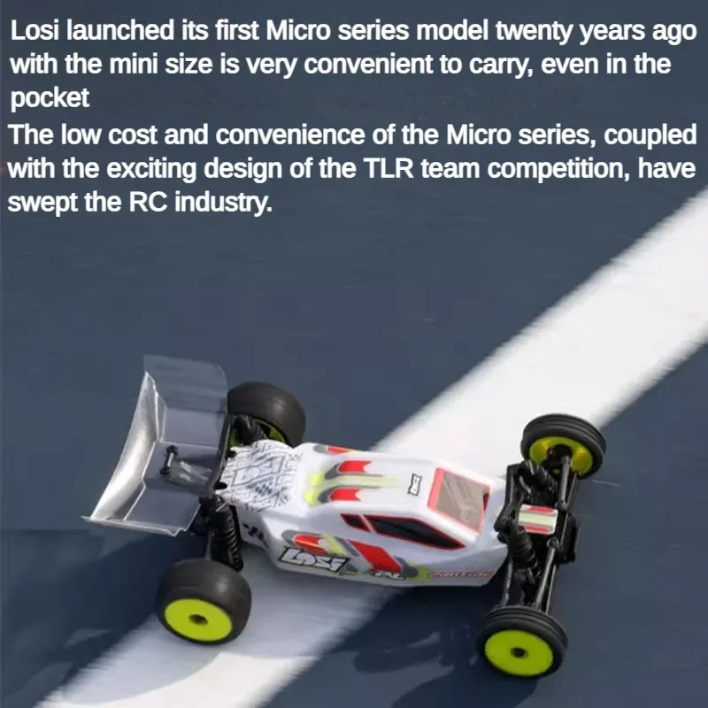 New LOSI 1/24 Micro-B BUGGY Simulation Climbing Off-Road Vehicle Remote Control Electric 2WD Drive Drift Model Car