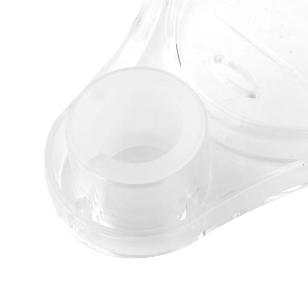 2 Pack Practical Transparent Soap Dish Oval Shape Clip On Soap Rack Plastic Reusable Soap Holder Bathroom