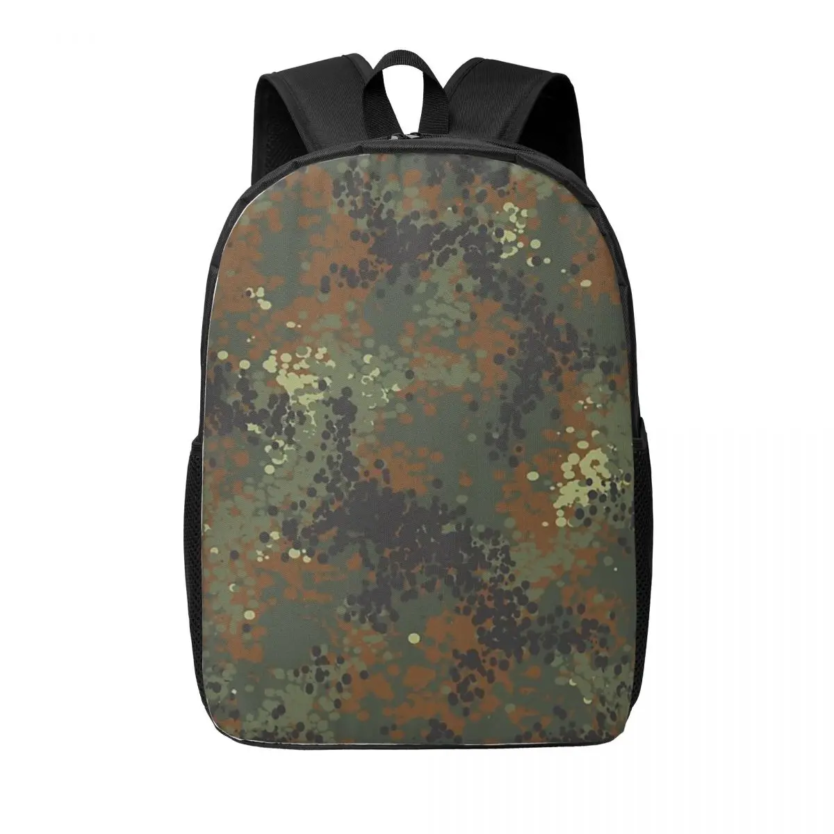 

Flecktarn Camouflage Woman Backpacks Boys Girls Bookbag Fashion Children School Bags Portability Travel Rucksack Shoulder Bag