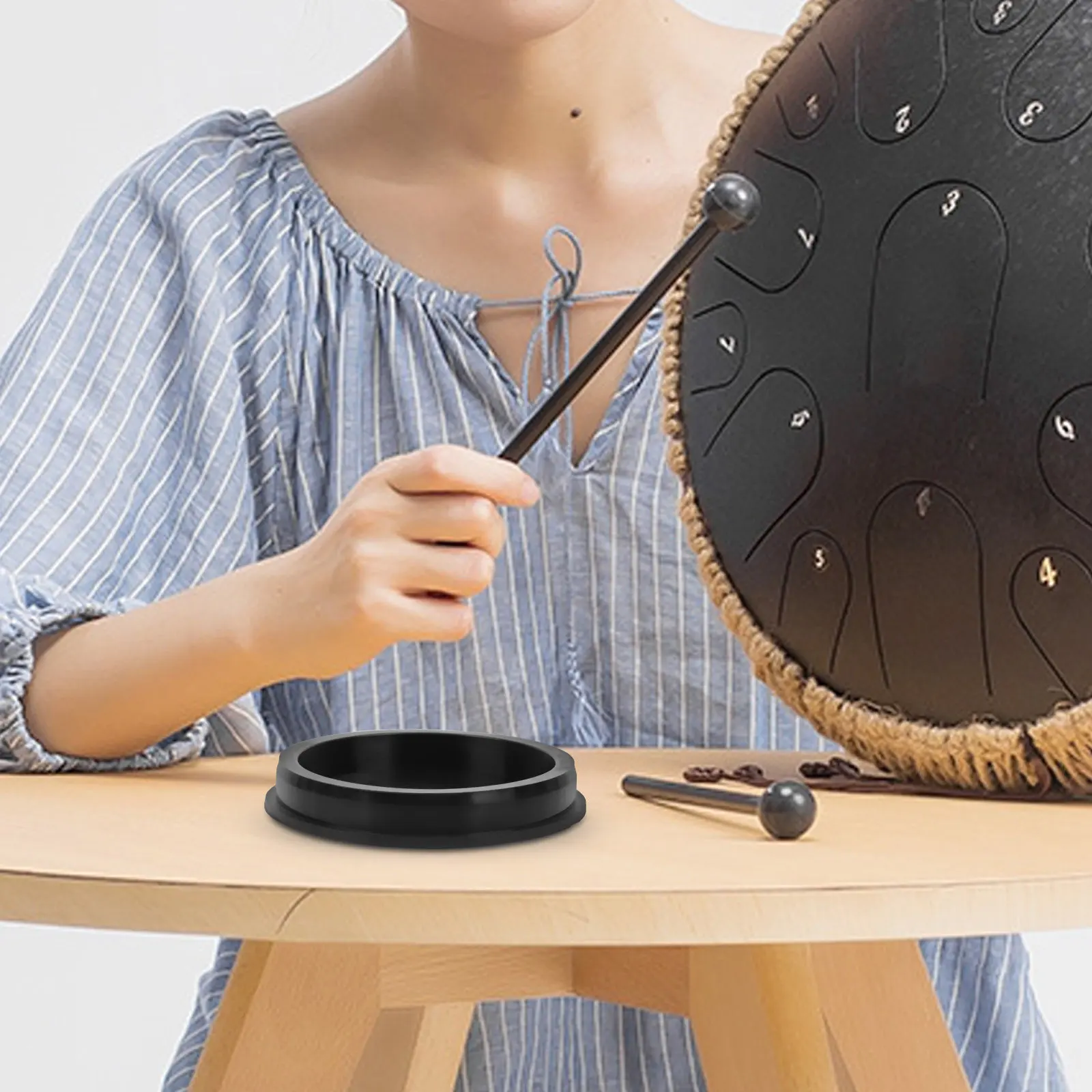 

2 шт. силиконовые звукопоглощающие накладки для этерического барабана, нижняя крышка для язычкового барабана, профессиональный сменный аксессуар, изысканный