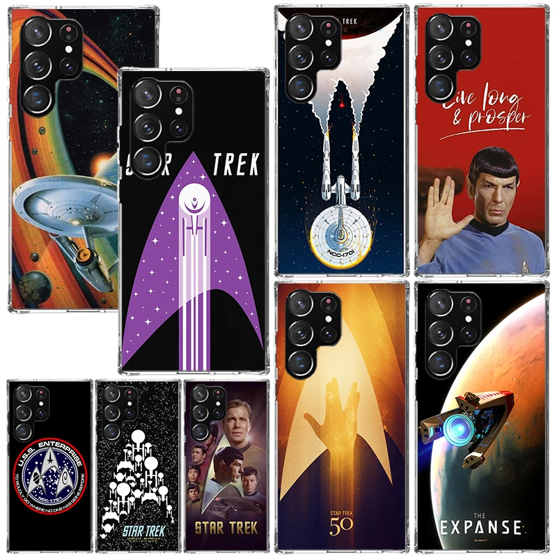 Star Movie T-Trek Phone Case For Samsung Galaxy S26 S25 Edge S24 FE S23 S22 Ultra S21 Plus S20 + Art Fundas Back Cover Galaxy S2