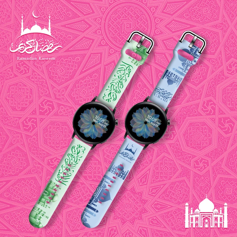 

20mm Classical art Printed Strap for Samsung Galaxy 7/6/5 40mm 44mm Band Replaceable Bracelet 22mm for Xiaomi Amazfit Watchband