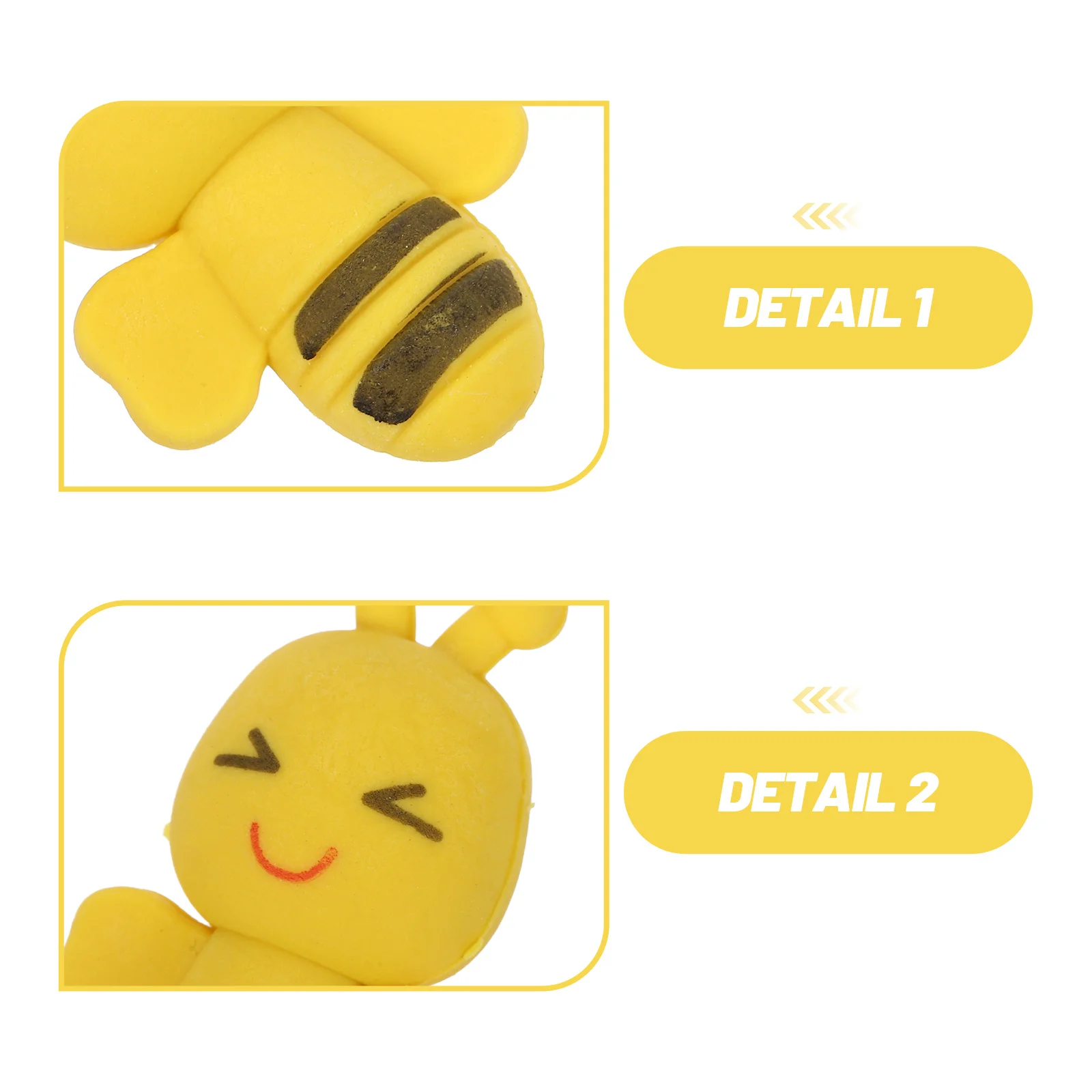 30Pcs Fun Erasers Adorable Long-Lasting Rubber School Accessories for Kids Students Stationery Bulk Gift