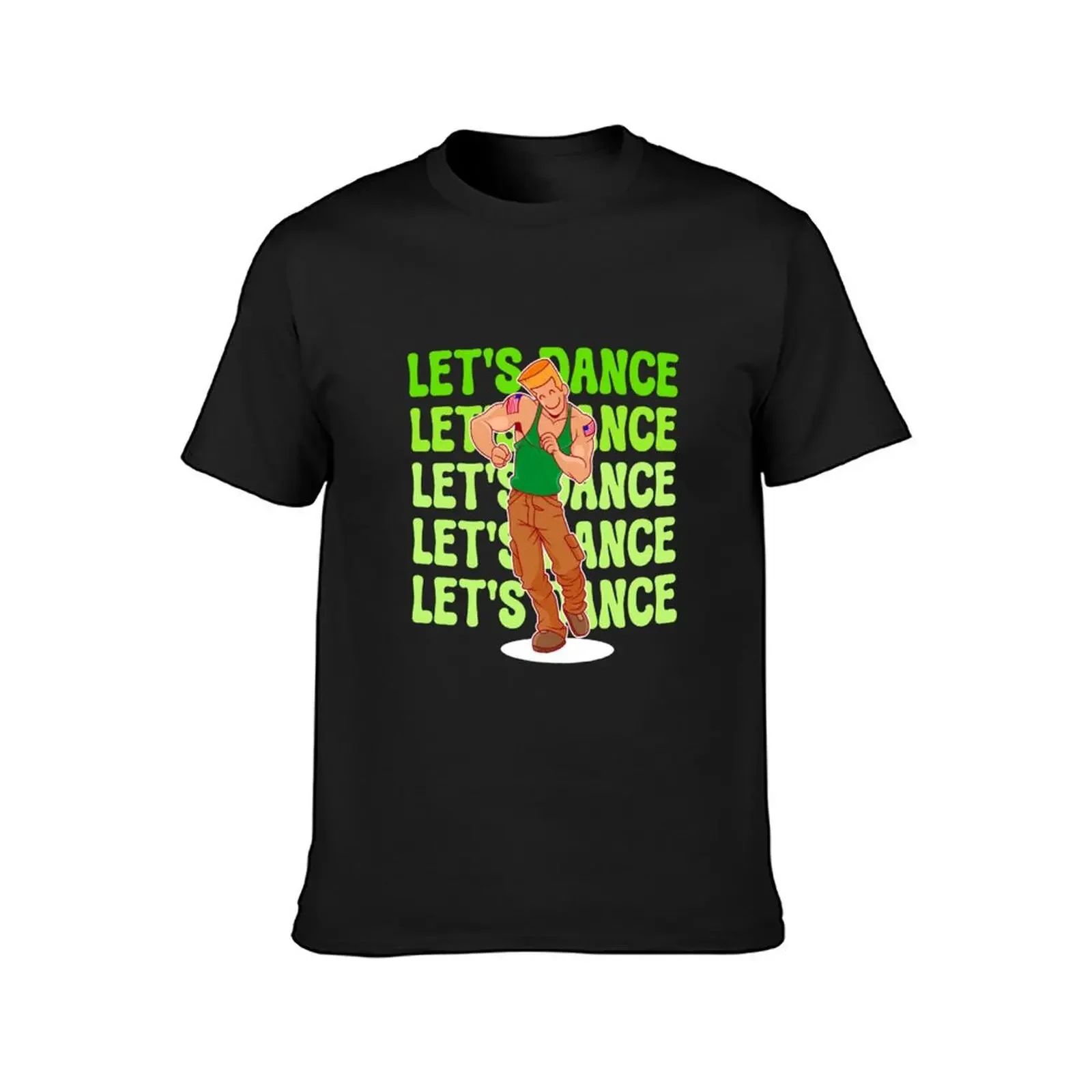 Retro Groove Muscle Dancer Tee – Feel the Beat, Show Your Moves T-Shirt man t shirt mens clothing