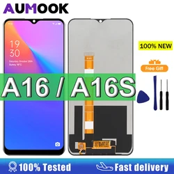 Pantalla A16 de 6,52 pulgadas para Oppo A16 CPH2269 pantalla LCD montaje de digitalizador con pantalla táctil de repuesto para Oppo A16s CPH2271 LCD