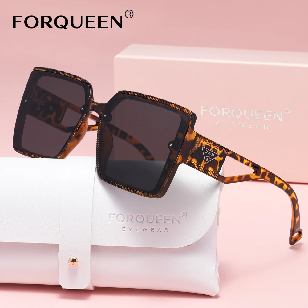 fqurqueen-新特大フレームサングラス女性のファッションヴィンテージドライビンググラス-uv400-レディース眼鏡