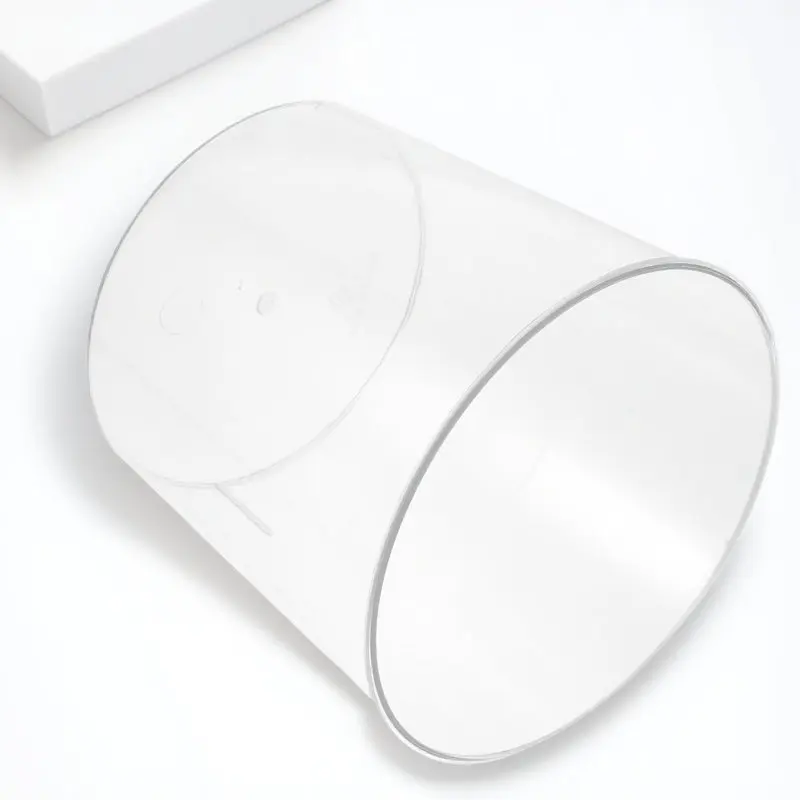 

Прозрачная пластиковая ваза-цилиндр для цветов: современный круглый декоративный держатель для хранения и аранжировки живых цветов