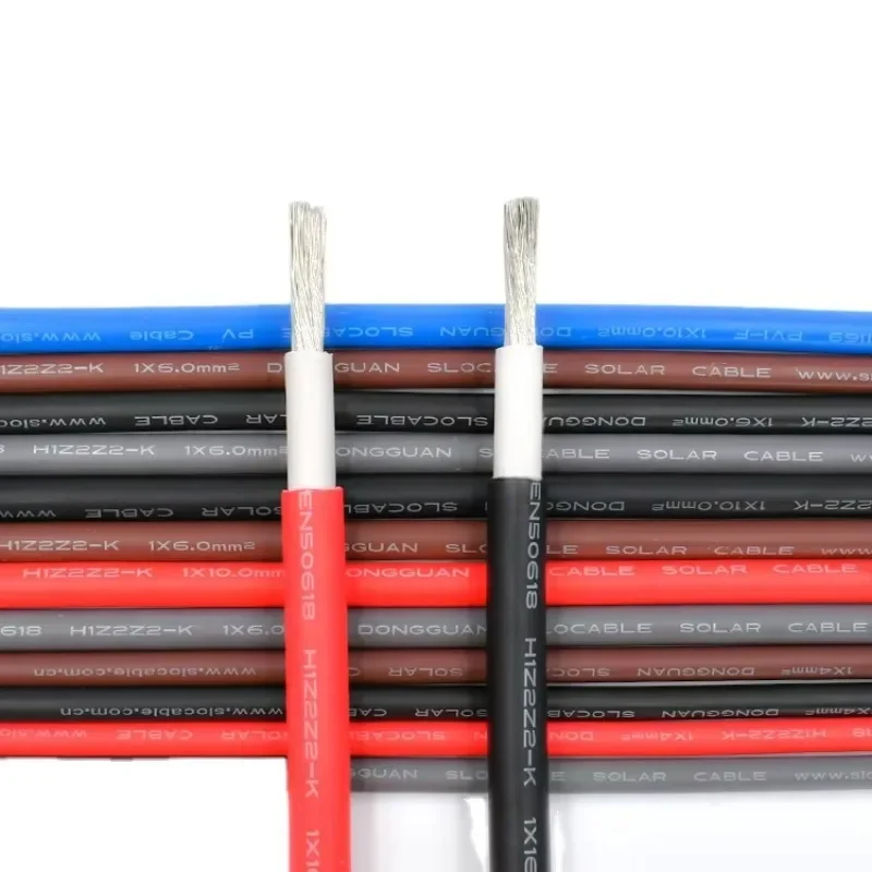 【From China】Solar PV DC Cable 6mm2 Solar Cable Tin Plated Aluminum Alloy  Electrical Wire for Solar PV System