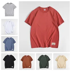 13 Colors Men's T-shirt Cotton Solid Color t shirt Men Causal O-neck Basic Tshirt Male High Quality Classical Tops
