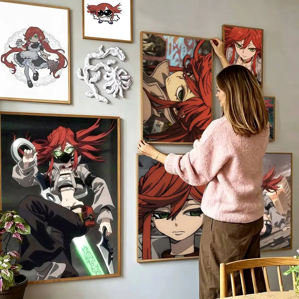 Anime R-Riyo G-Gachikuta Poster High Quality Dorm Living Room Aesthetic Wall Decoration Painting Stickers Gift