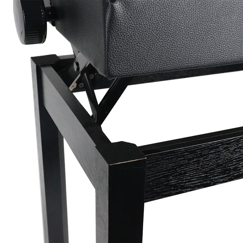 Hydraulic lift piano stool single with bookcase adult practice chair thickened sponge