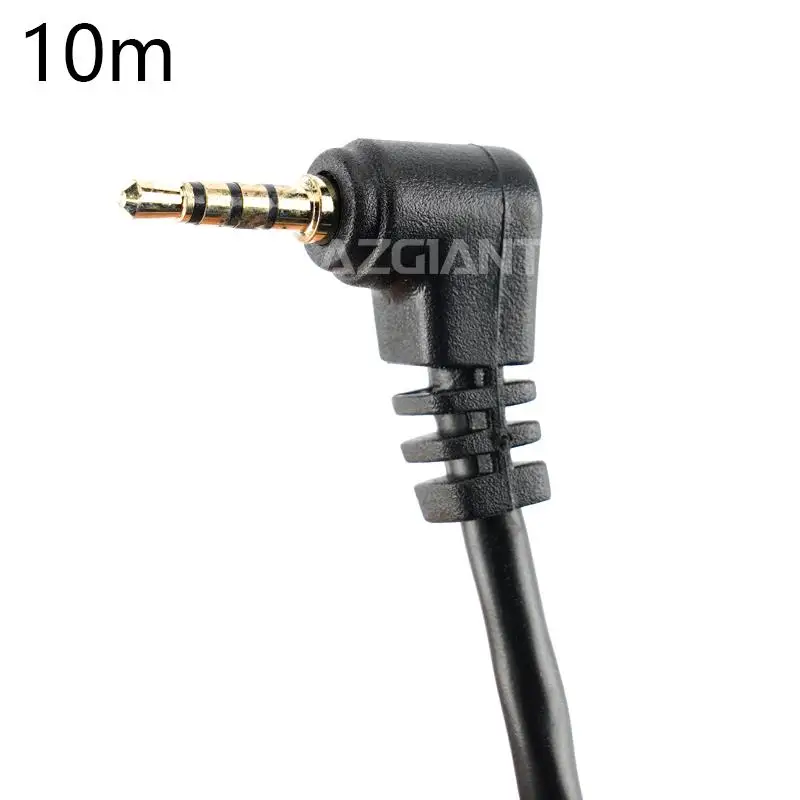 6/10M 5pin 2.5mm jack extension Cable For car RCA Video Rear View Camera male, DVR Camera Cable