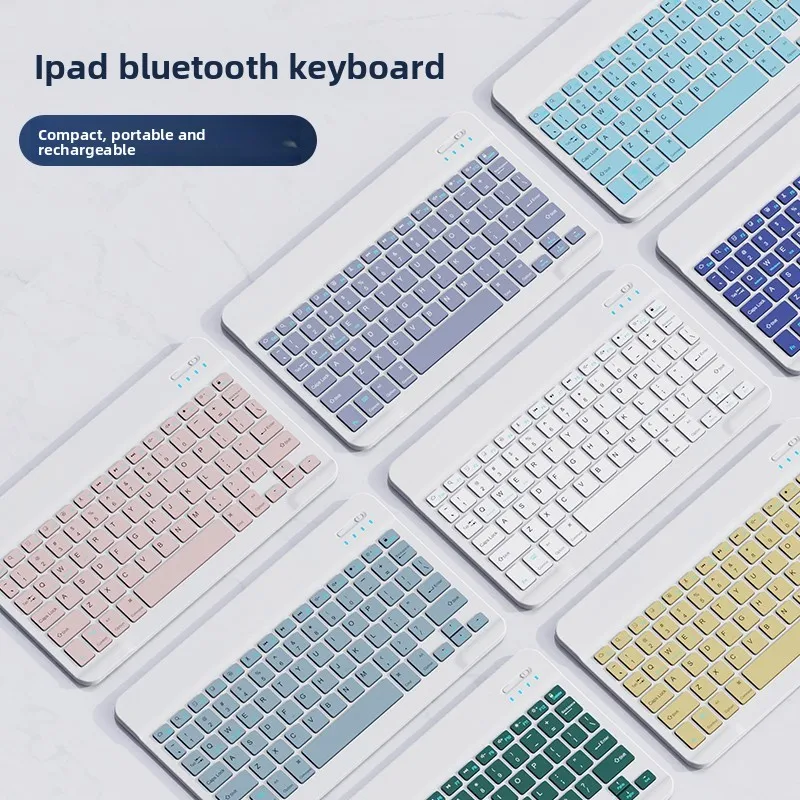 

Bluetooth Wireless Keyboard and Mouse Set Compatible with Phones iPad Tablets Silent Office