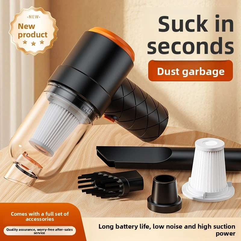 Car Wireless Mini Vacuum Cleaner Portable Handheld High-Power Vacuum Cleaner For Home Use