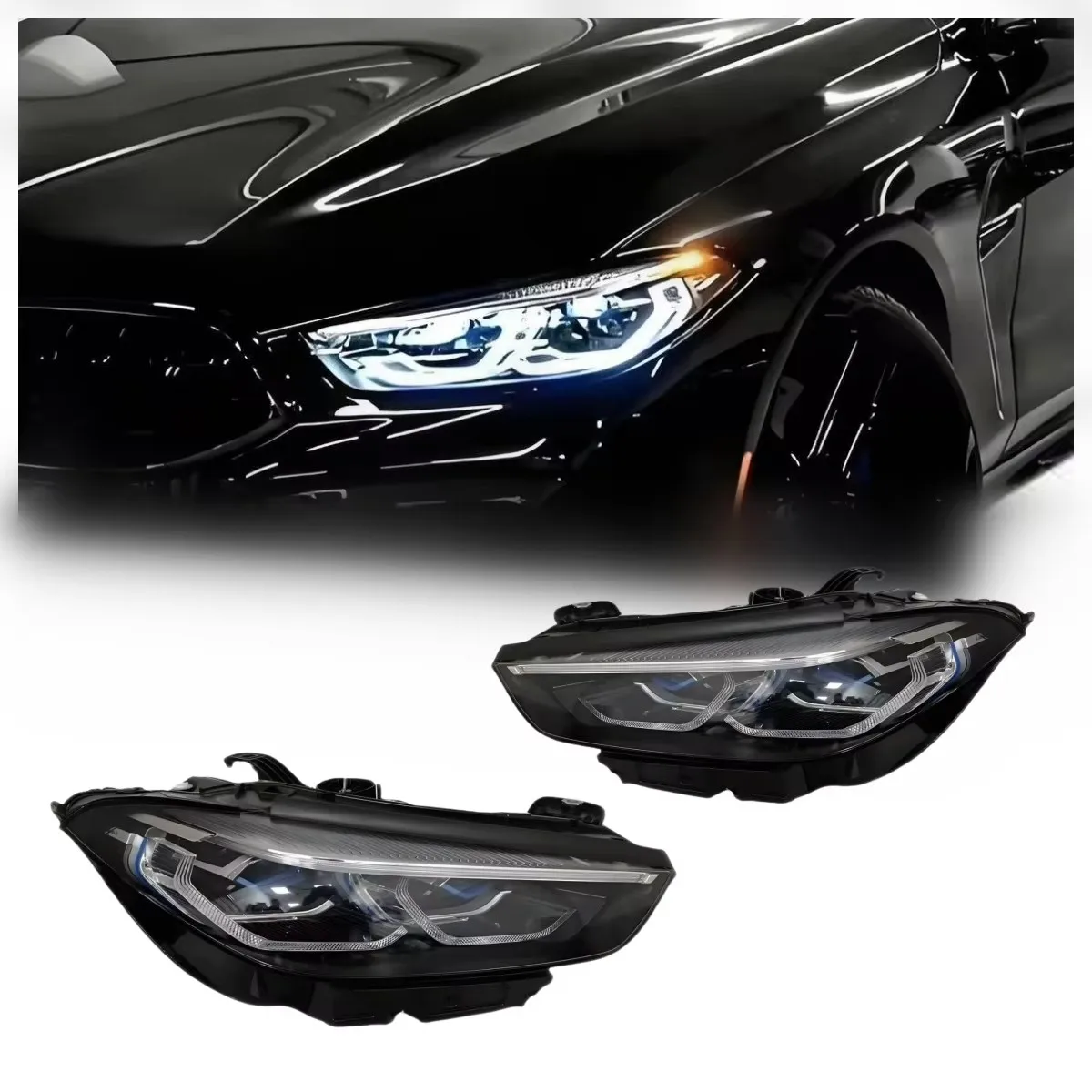 

Высококачественные белые светодиодные фары 12В для BMW 8 серии G15/G16 M3: Премиальная производительность, модификация и улучшение