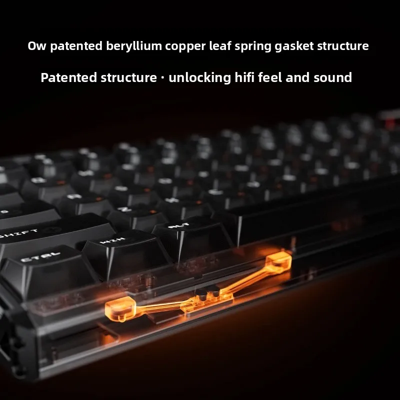 QK60HE Wired Single-mode Magnetic Switch Keyboard Custom Aluminum Shell Hot-swapping Gasket Structure 61Key Game Office Keyboard